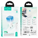 Hoco C101A PD 20W Fast Mini Travel Charger Adapter With Type C To Lightning Cable
