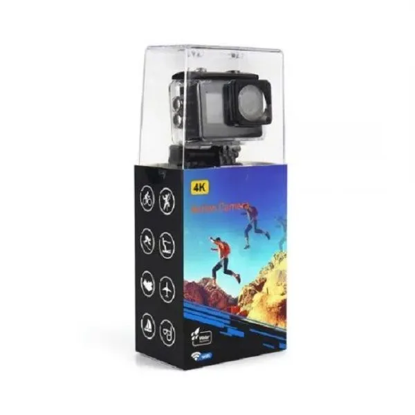 Ausek AT Q60TR 4K Action Camera Combo Pack