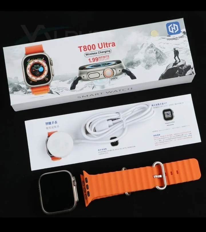 T800 Ultra Smartwatch Series 8 with Wireless Charging