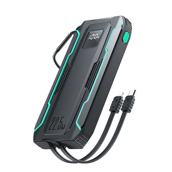 Joyroom JR-L017 22.5W 10000mAh Power Bank With Dual Cables