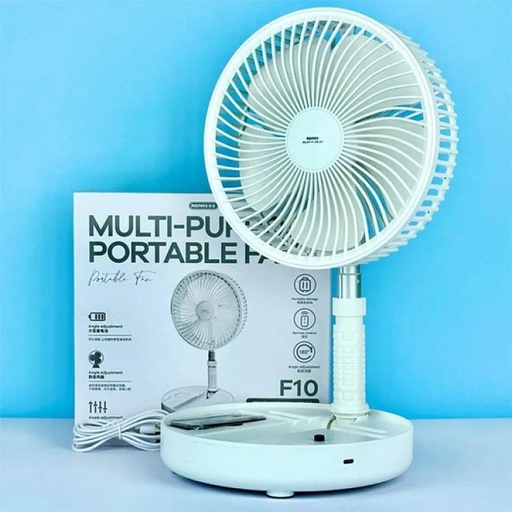 Remax F10 6.6-inch Multi-purpose Portable Fan With Remote