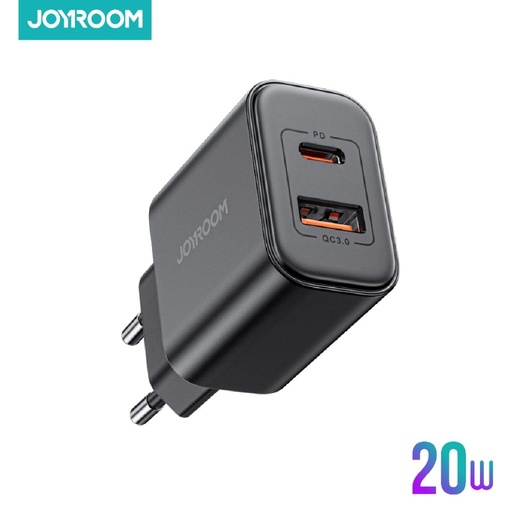 Joyroom 20W PD+QC 3.0 Dual-Port Fast Charger (Joyroom JR-TCF05EU)