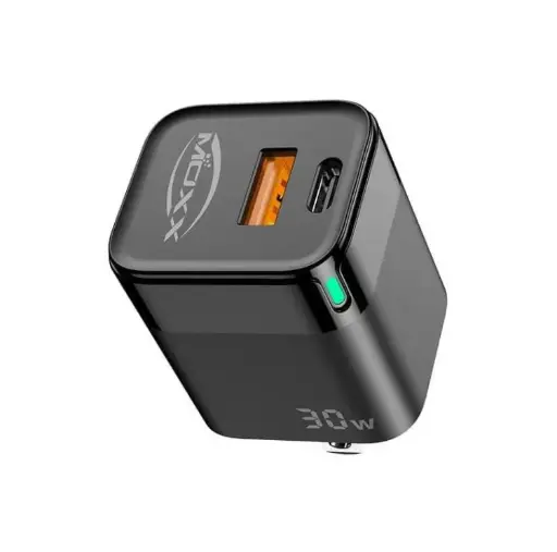 MOXX MC30 Power PD 30W Adapter Type-C & USB+A Port 