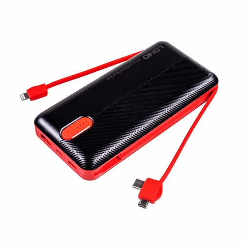 LDNIO PL2014 20000mAh Fast Charging Powerbank With Built-in Cable (Micro, Type-C, Lightning)